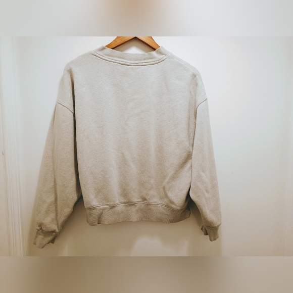Wild Fable V-Neck Sweatshirt Light Gray - Picture 5 of 5